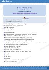 Đề thi học kì 2 Địa lí 11 KNTT - Đề số 1